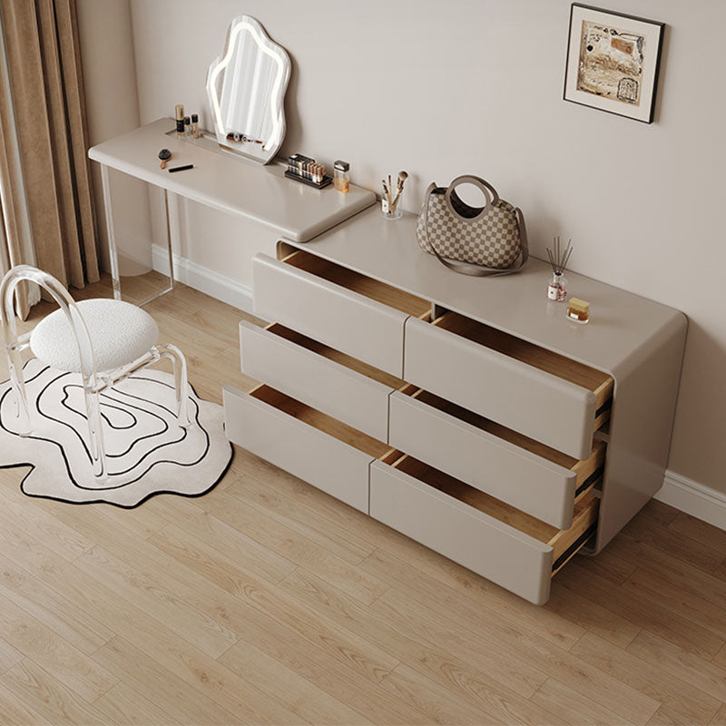 Dominic Dressing Table With Sideboard and LED Mirror