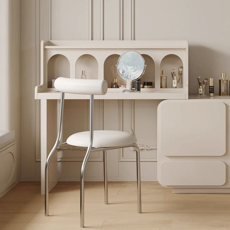 Dinah Dressing Table With Sideboard, Cream or Black