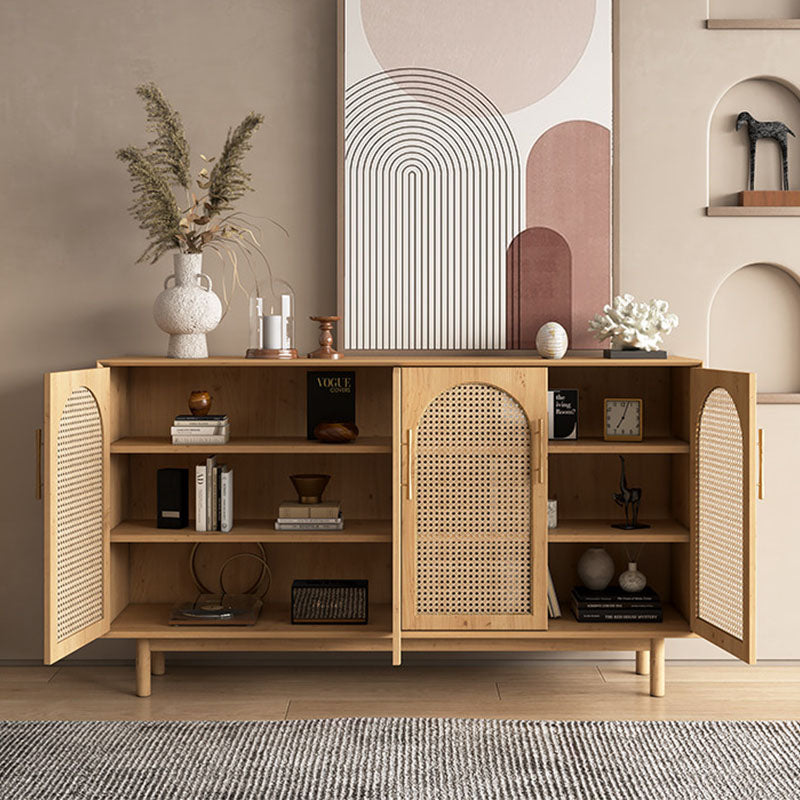 Celeste Rattan Sideboard, Pine Wood-Weilai Concept-Weilai Concept