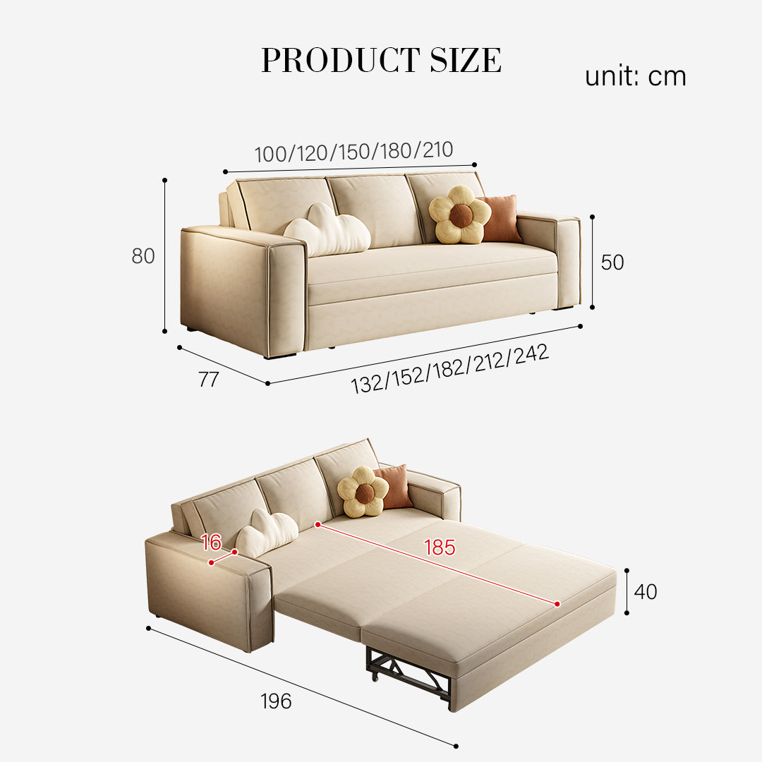 Alvarado Two Seater Sofa Bed, More Colours-Weilai Concept-Weilai Concept