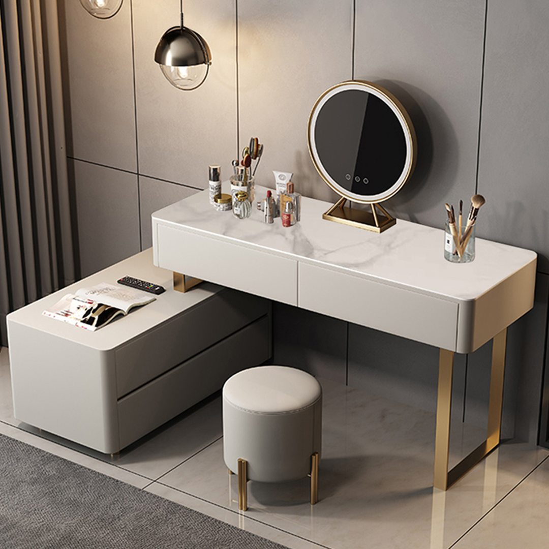Maynard Dressing Table With Sideboard