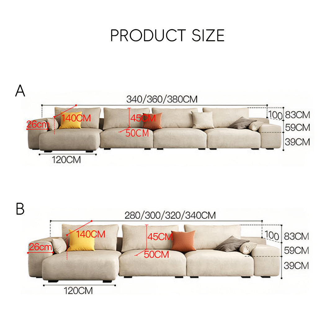 R87 Calvin Four Seater, Five Seater Sofa, Corner Sofa, Leathaire