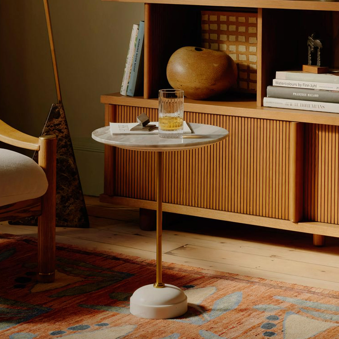 McKinney Side Table, Marble