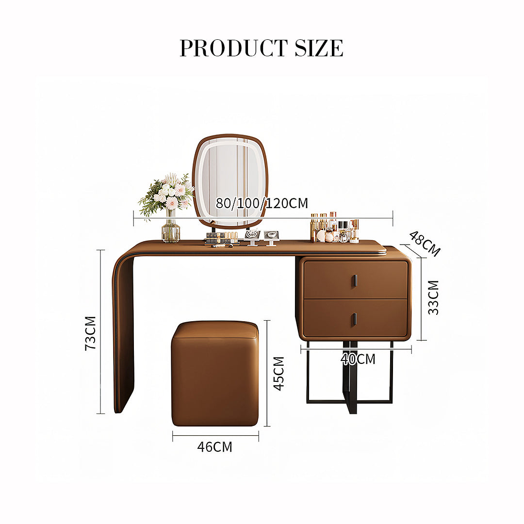 Nelson Dressing Table, Brown, More Colours Available