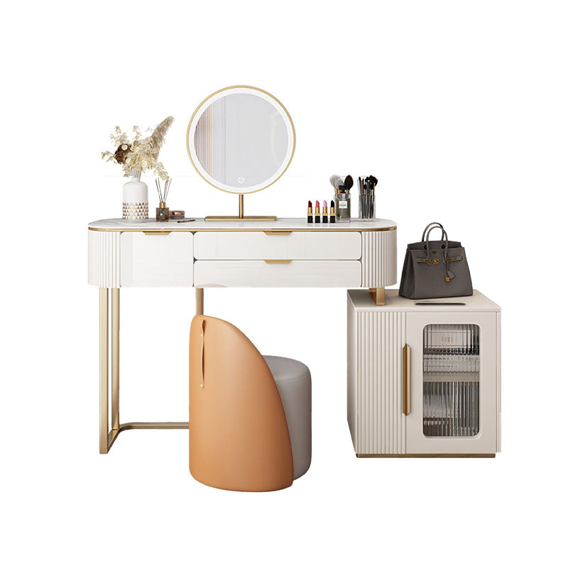 Hines Dressing Table with Mirror For Displlay With Damage On Table Top Corner