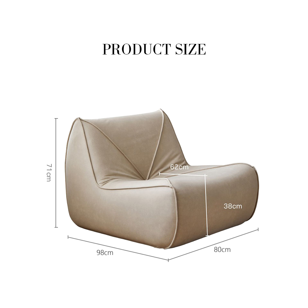 Asaro Lounge Chair For Living Room, Leathaire-Weilai Concept-Weilai Concept