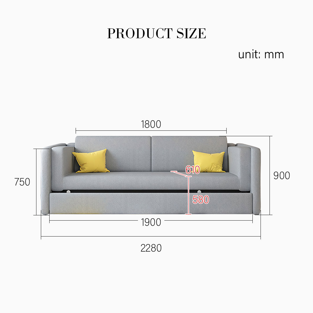 SB142 Two Seater Sofa Bed, Kid Bunk Bed-Weilai Concept-Weilai Concept