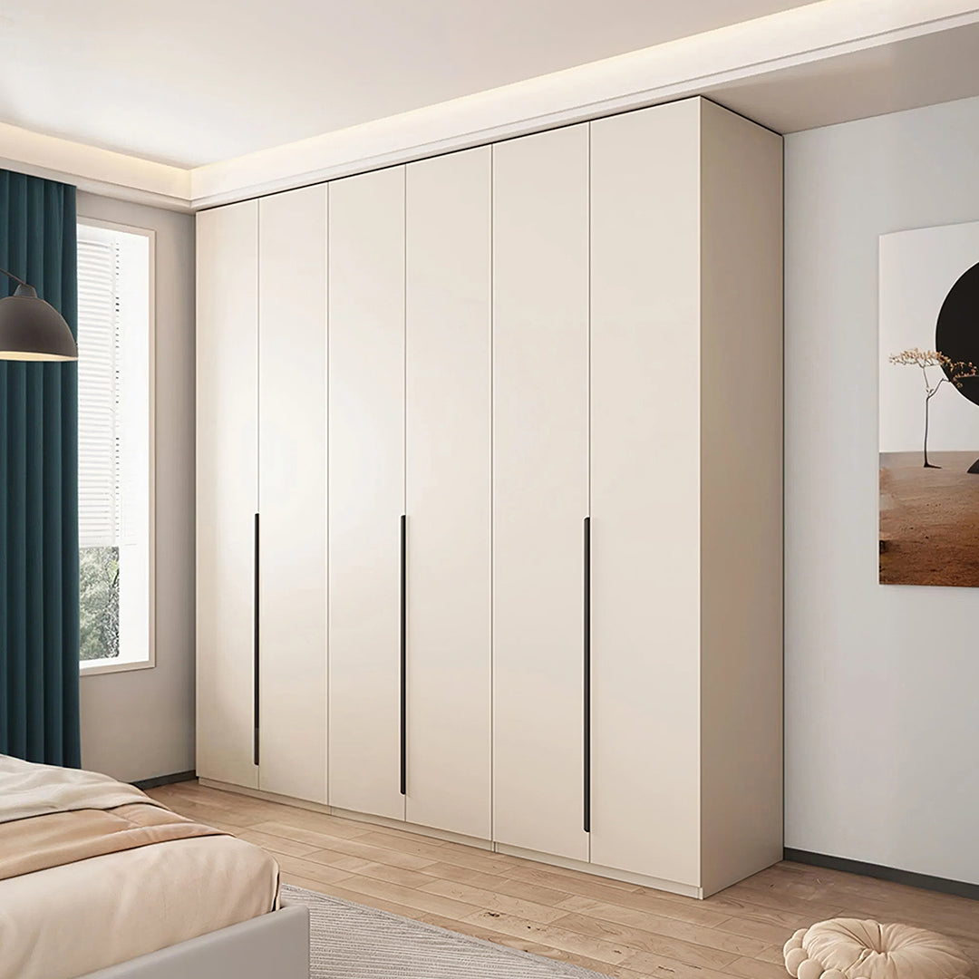 Petrov Wooden Wardrobe, Cream-Weilai Concept-Weilai Concept