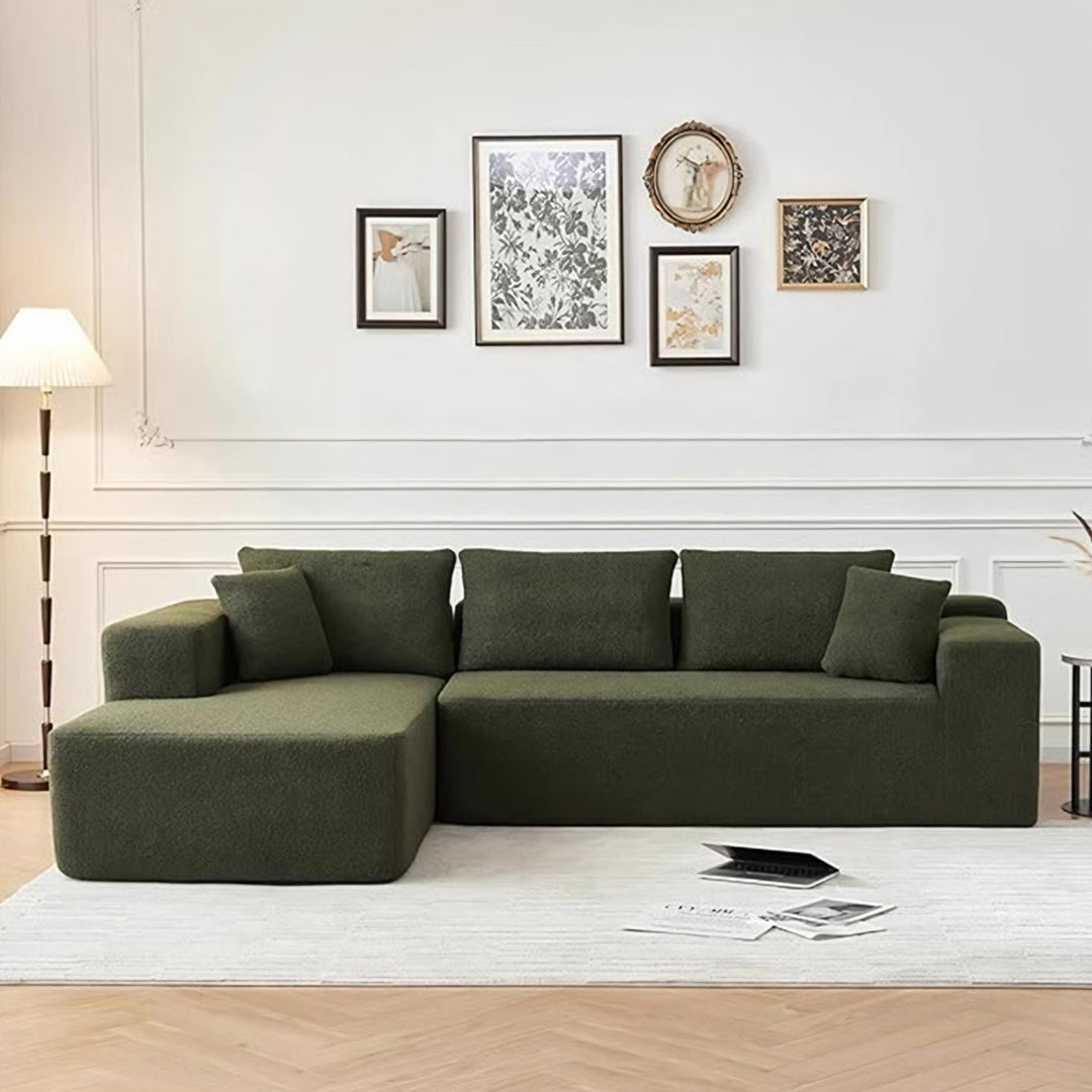 Ortega Modular Sofa Bed, Three Seater Corner Sofa Bed, Boucle
