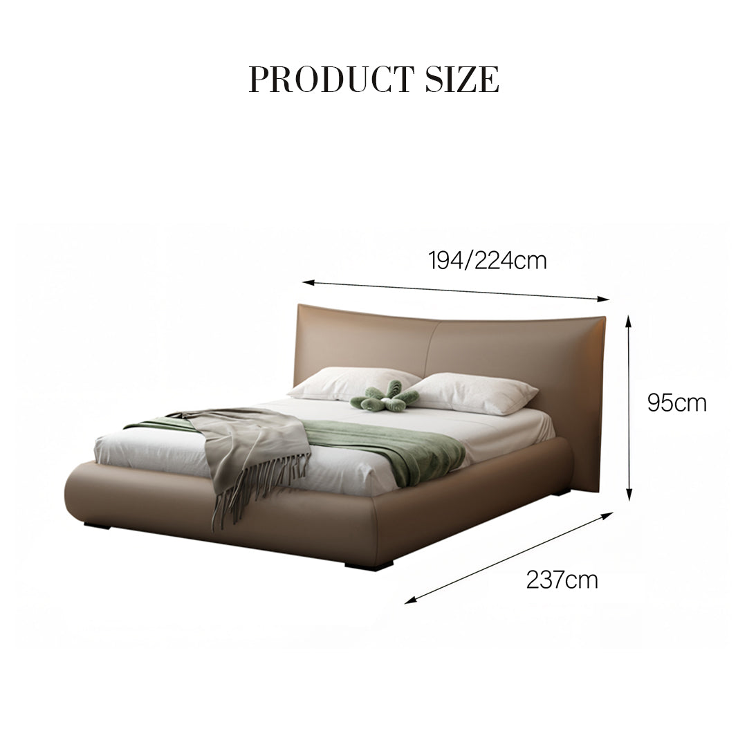 Kai King Size Bed With Storage, Super King Size With Storage, Real Leather-Weilai Concept-Weilai Concept