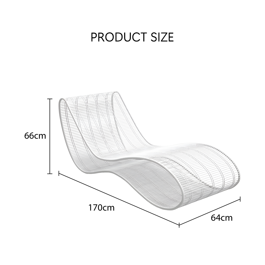 Oceana Sunbathing Bed, Sun Garden Lounger, Sun Chair Lounger, Outdoor Furniture-Weilai Concept-Weilai Concept