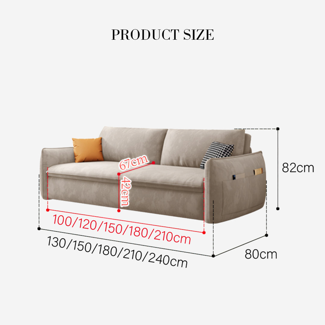 Fernandez Three Seater Sofa Bed With Storage, More Colours