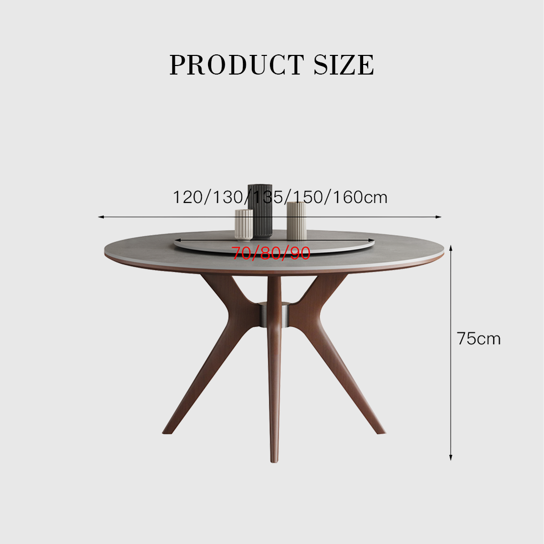 Leah Round Dining Table Set-Weilai Concept-Weilai Concept