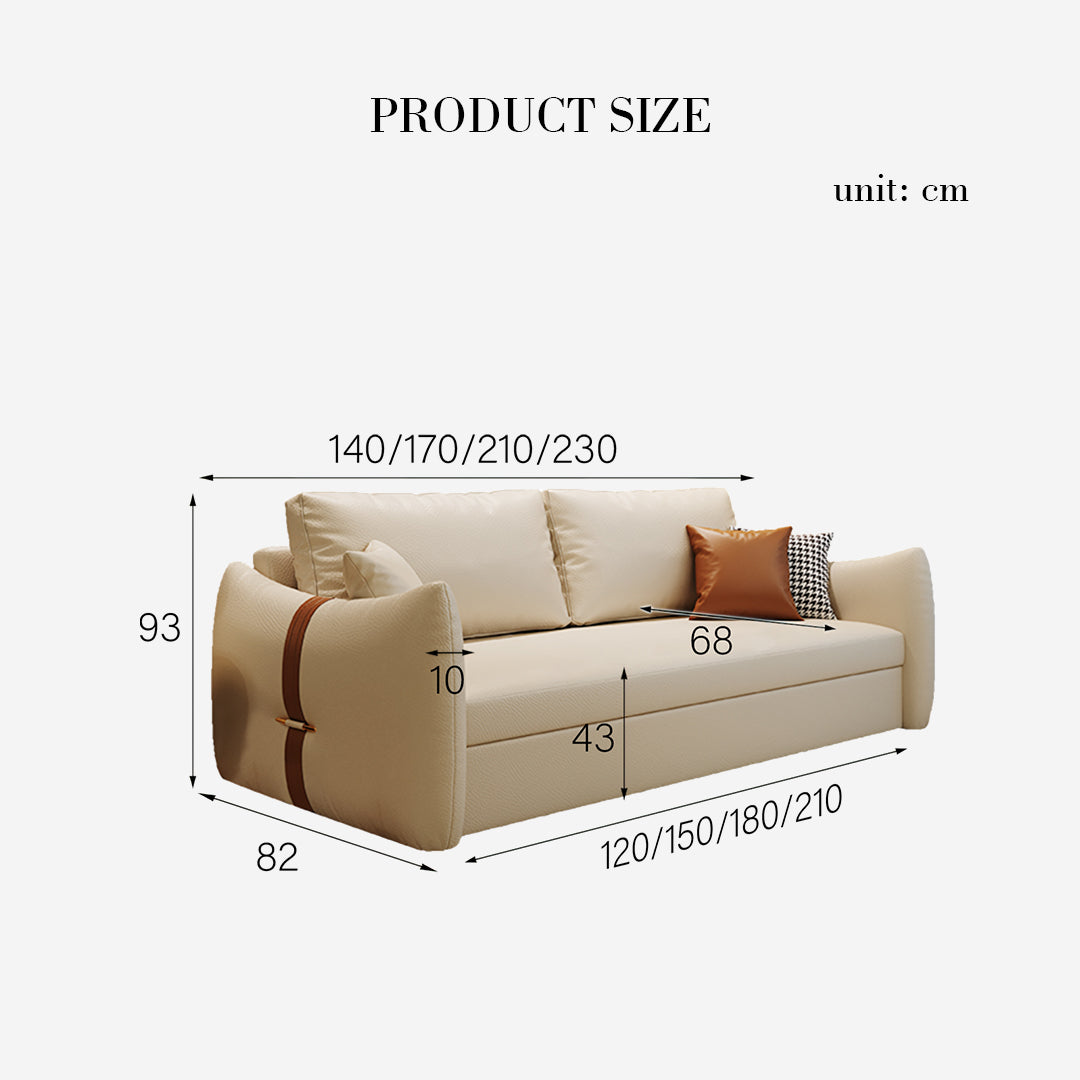 Sakura Sofa Bed With Storage-Weilai Concept-Weilai Concept