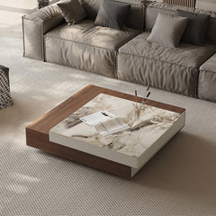 Grimaldi Extendable Coffee Table, Square Coffee Table-Weilai Concept