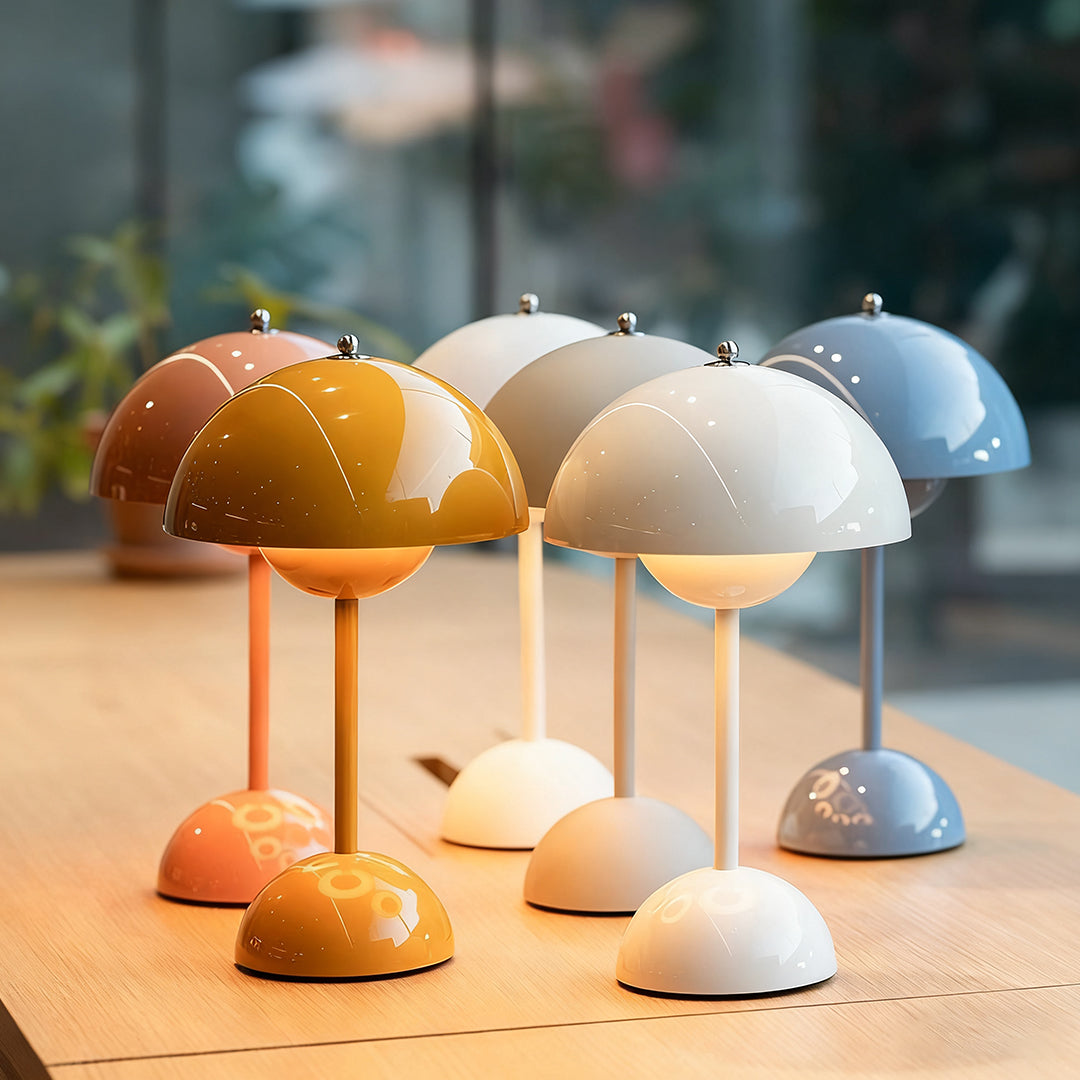 Villanueva Table Lamp, Mushroom Lamp