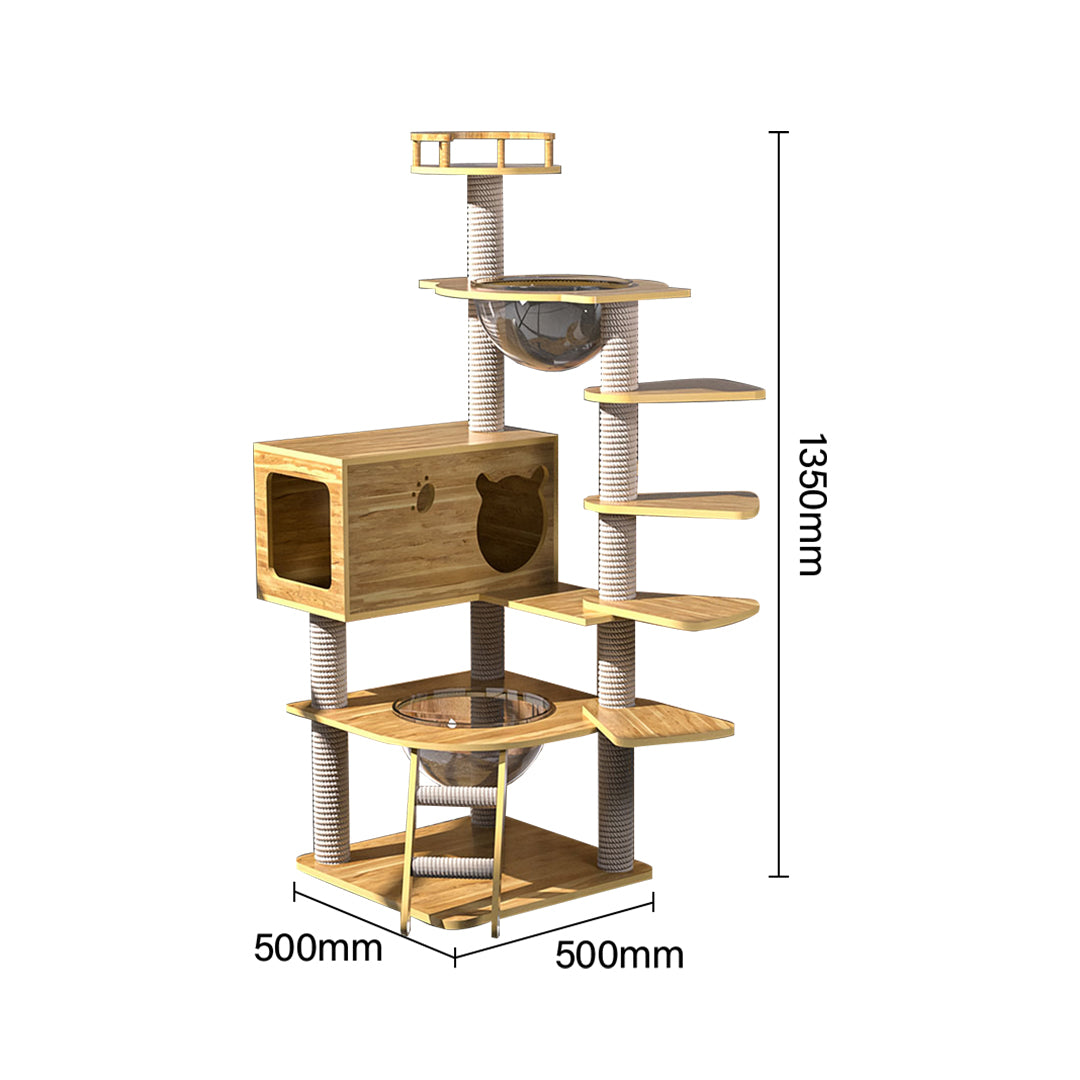 Hester Cat Climber, Cat Tree, Wood-Weilai Concept-Weilai Concept