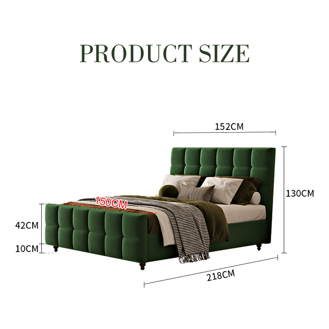 Thessaly Modern Double Bed-Weilai Concept-Weilai Concept