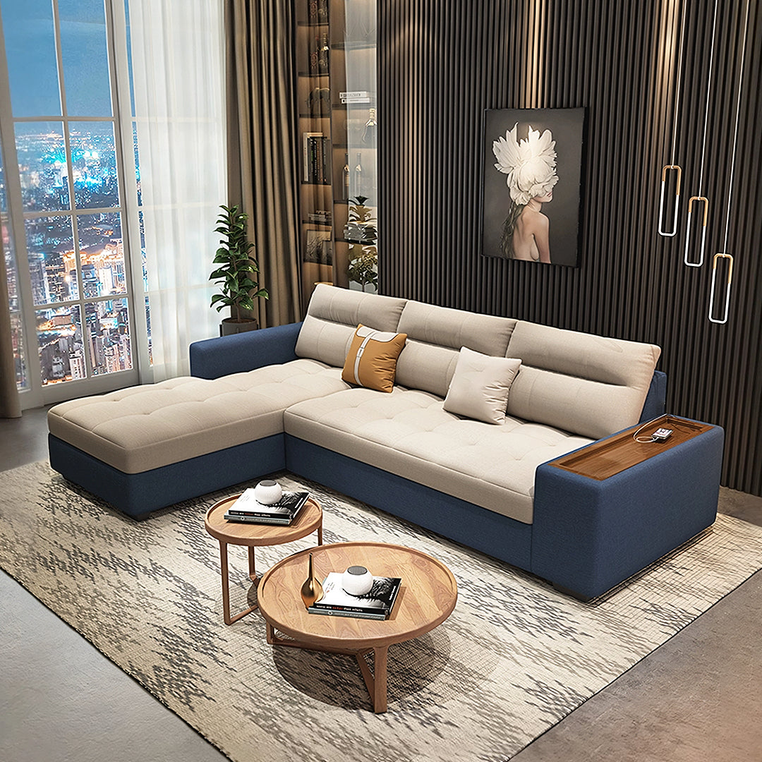 Lobo Sectional Sofa With Storage, Chaise Lounge Sofa Bed