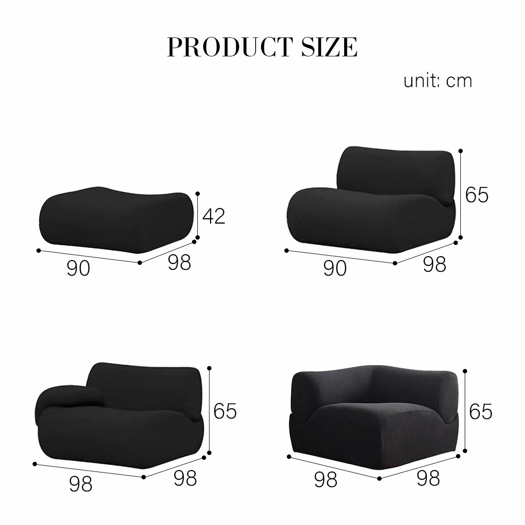 Matuszewski Modular Sofa, Two Seater, Three Seater, Boucle