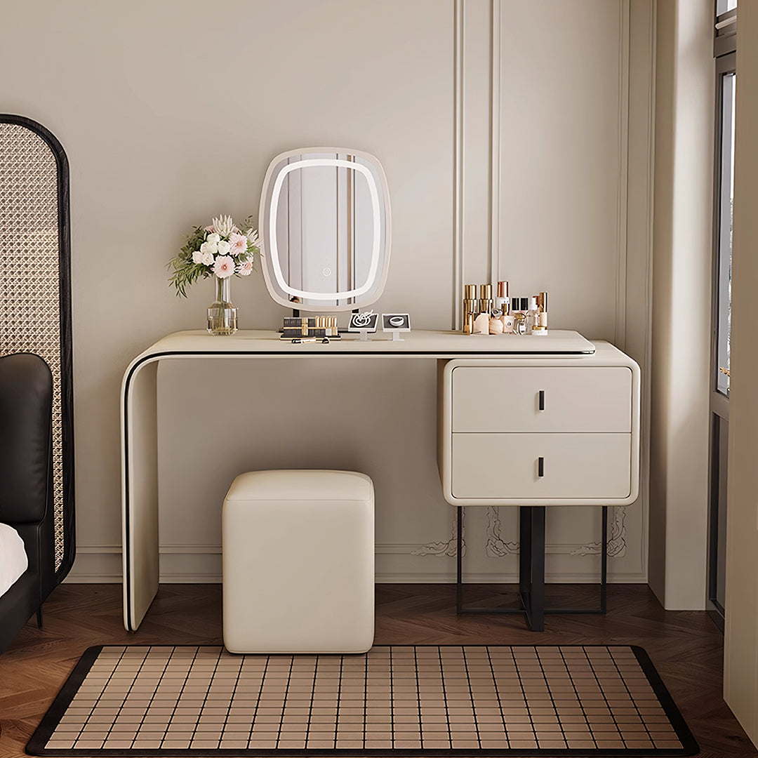 Nelson Dressing Table, Brown, More Colours Available-Weilai Concept-Weilai Concept