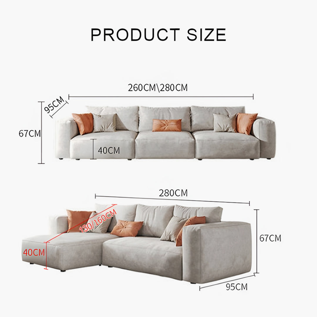 Samona Three Seater, Four Seater Corner Sofa, Leathaire