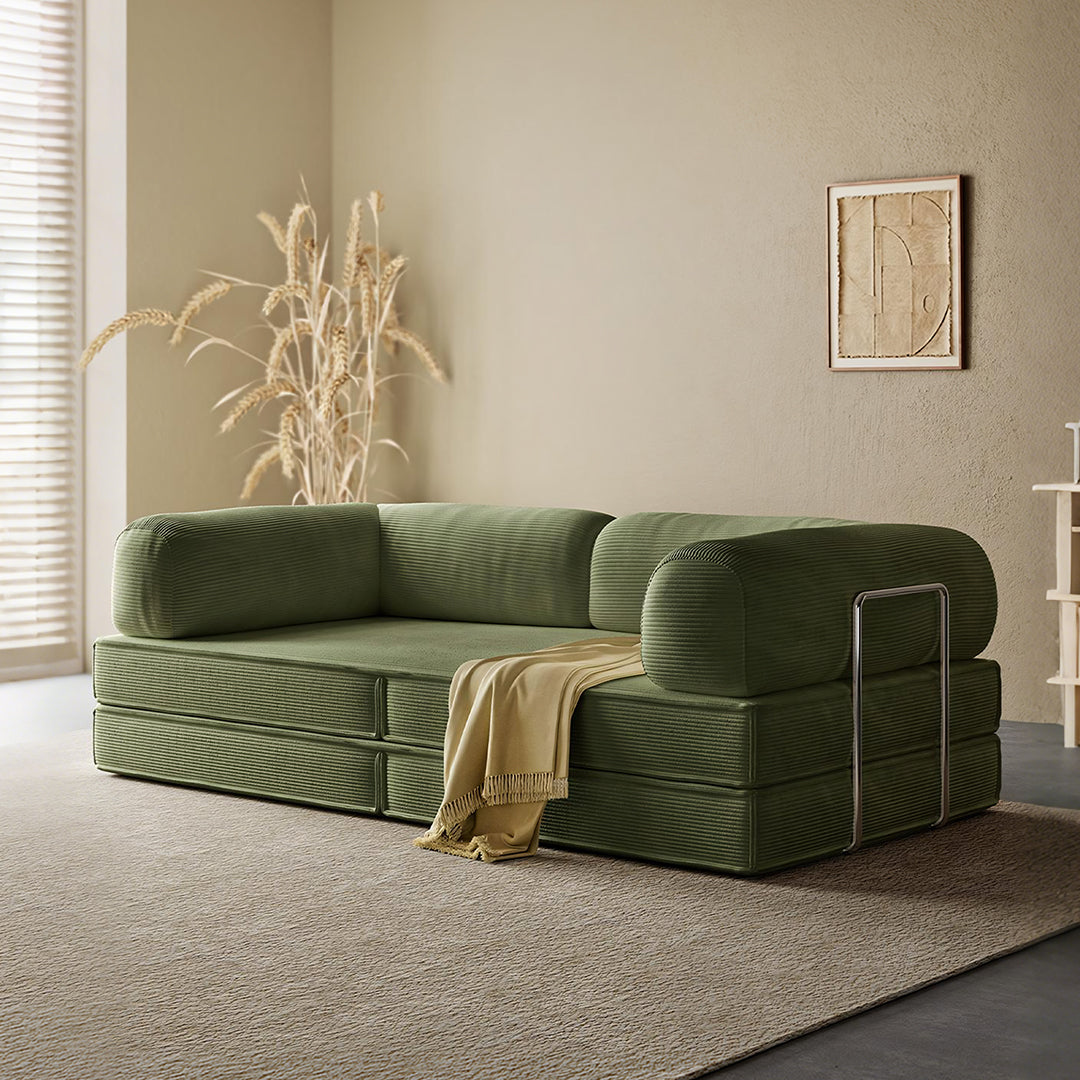 Van Buren Foldable Lazy Sofa Bed, Corduroy