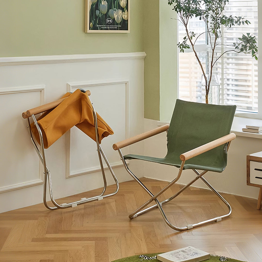 Kato Foldable Armchair, Stainless Steel