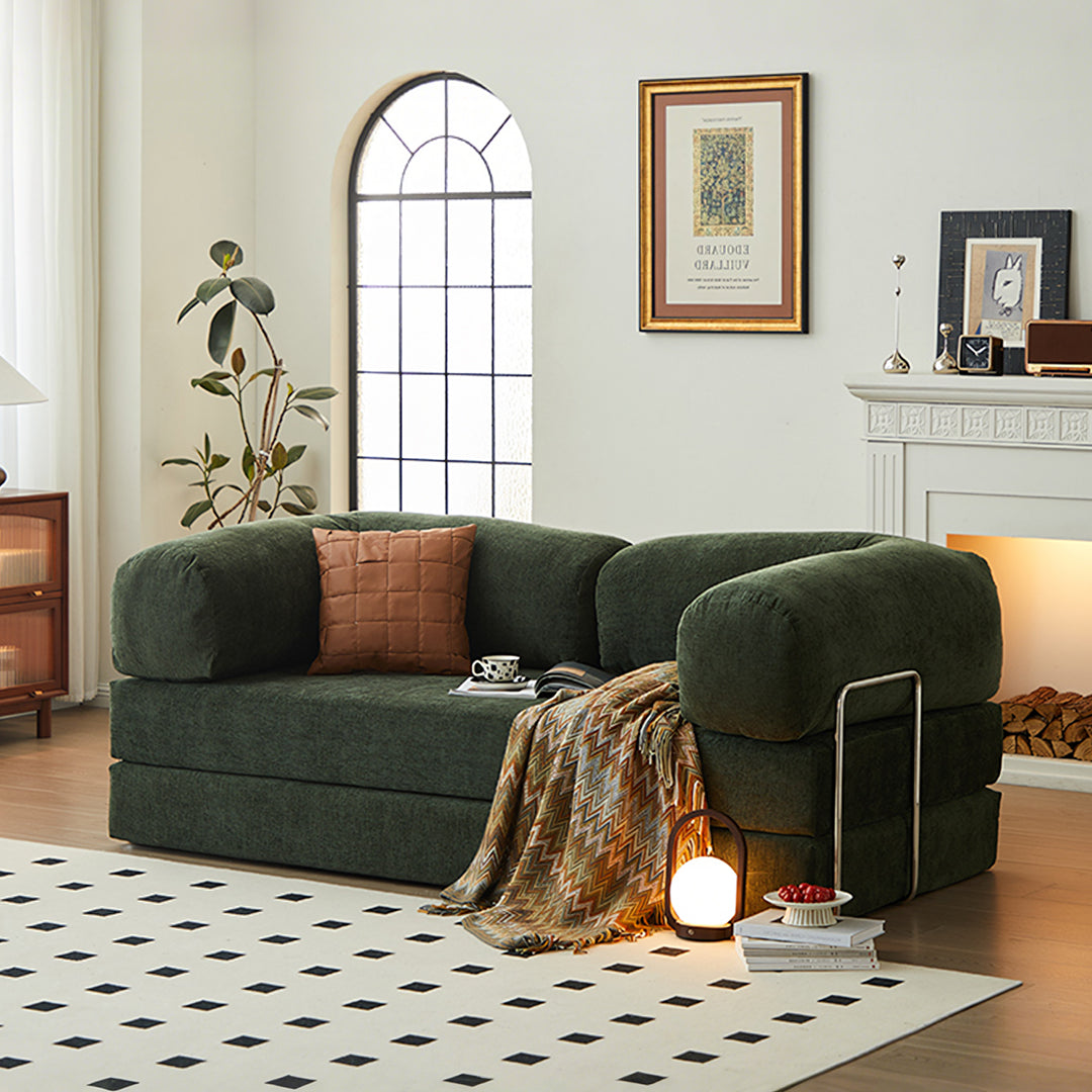 Yamada Foldable Lazy Sofa Bed, Corduroy