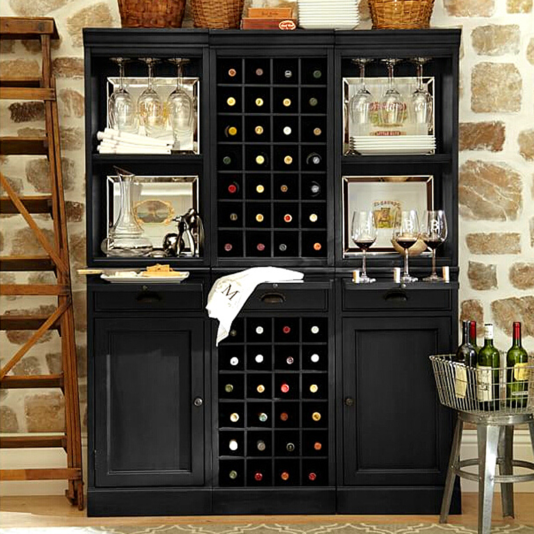 Ivanna Wine Cabinet, Wine Rack, Wood-Weilai Concept-Weilai Concept