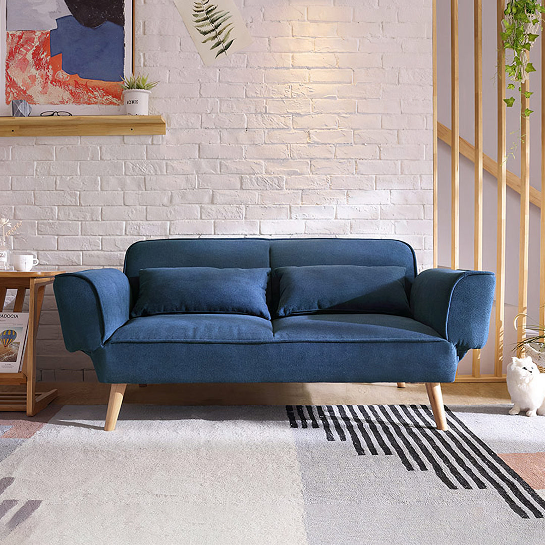 Ferreira Foldable Sofa Bed, Blue