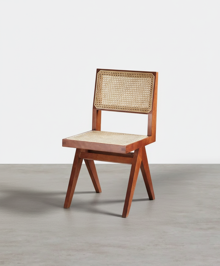Caribbean Rattan Dining Chair, Oak-Weilai Concept