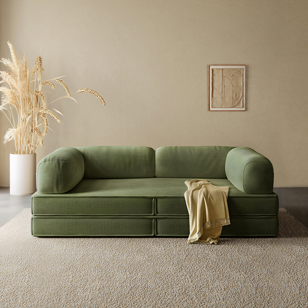 Van Buren Foldable Lazy Sofa Bed, Corduroy
