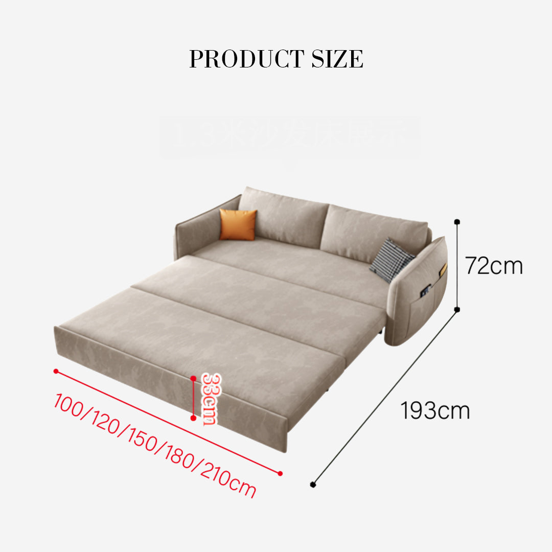 Fernandez Three Seater Sofa Bed With Storage, More Colours