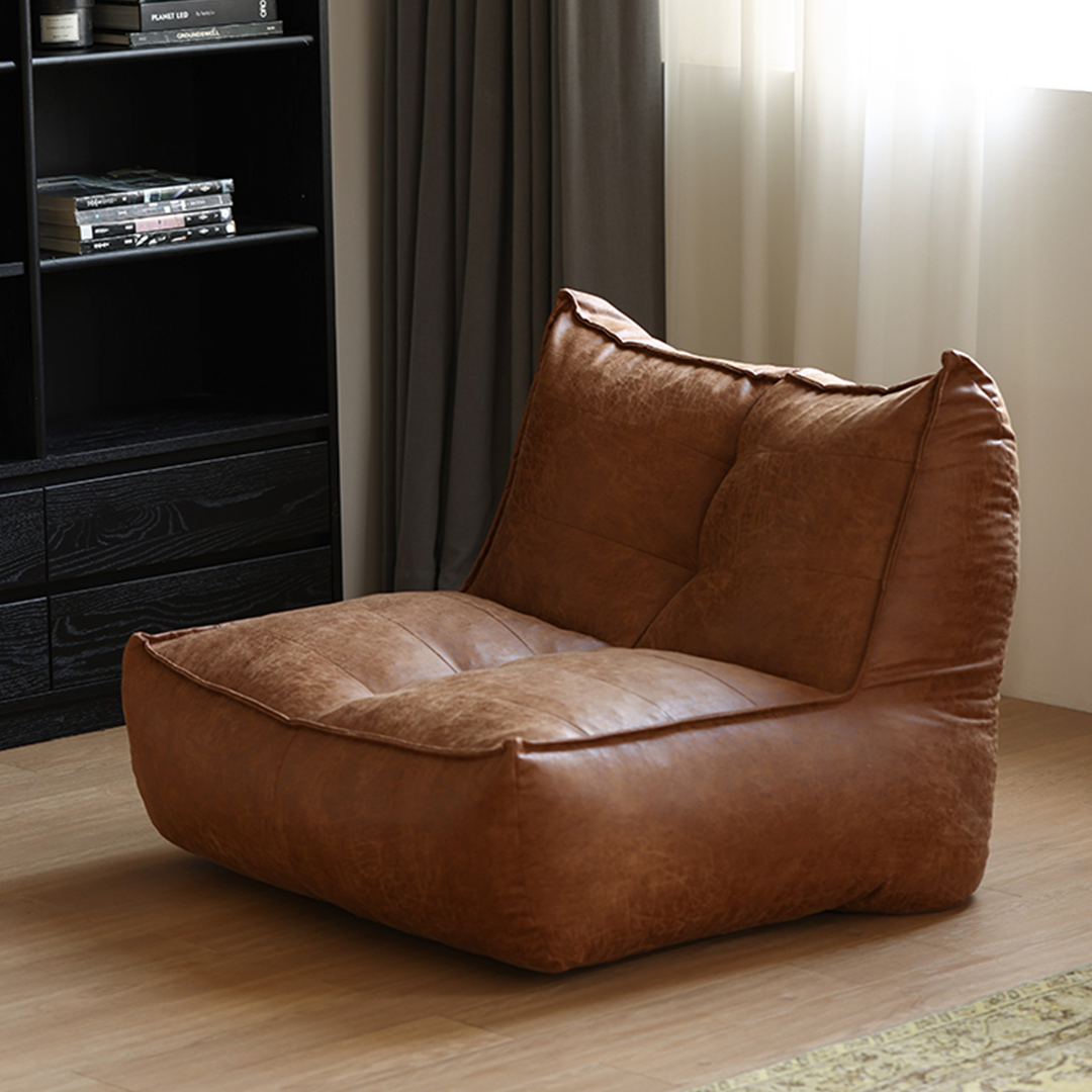 Nalany Lazybag style Armchair, Leathaire