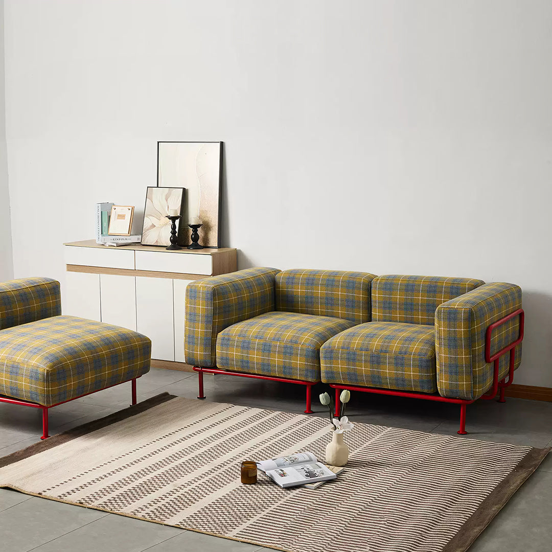 Velez Modular Sofa, Two Seater Sofa, Three Seater Sofa, Linen