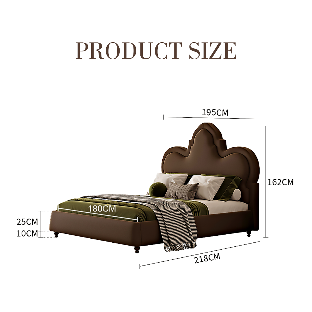 Tête de lit haute Thalia, lit king size, lit double 