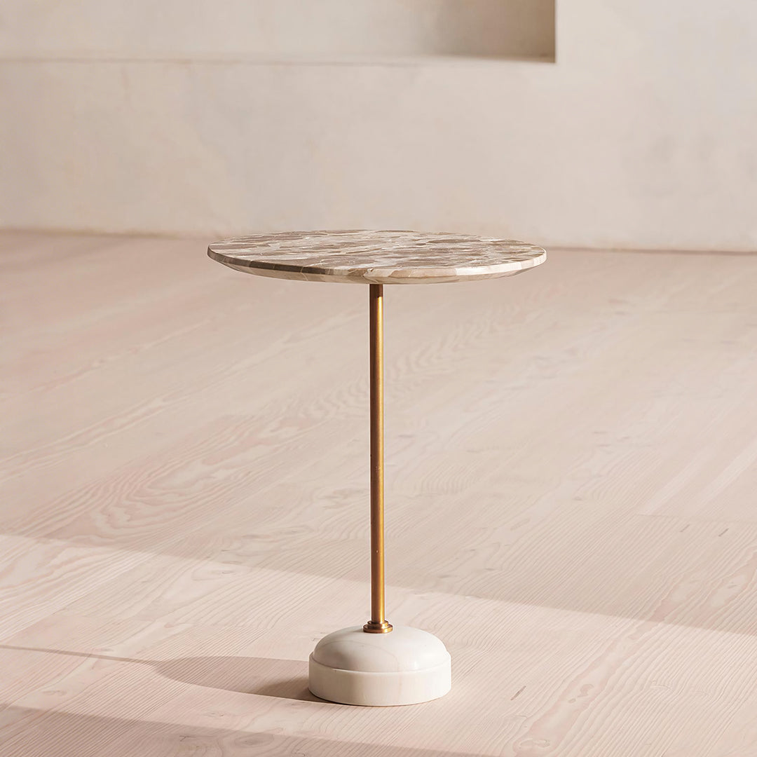 McKinney Side Table, Marble