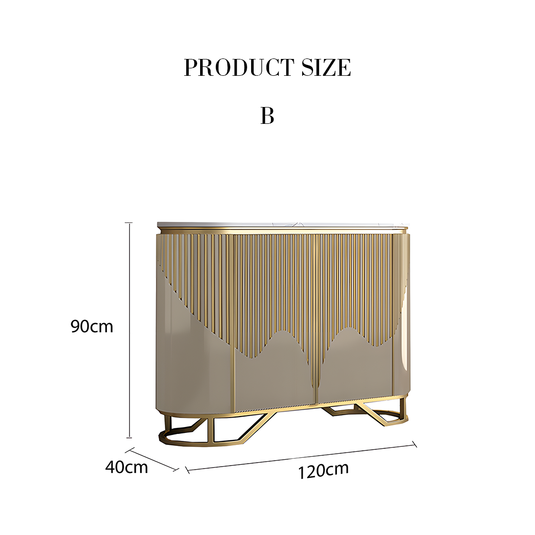 Isabel Hallway Sideboard, Console Table, Gold-Weilai Concept