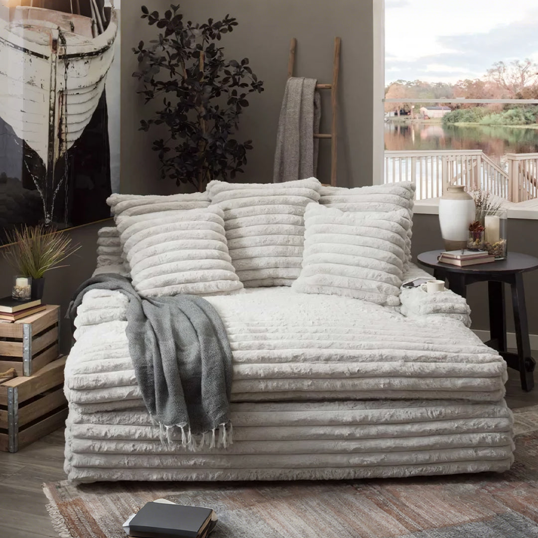 Echeverría Bean Bag Sofa, Day Bed Chaise, Armchair, Corduroy