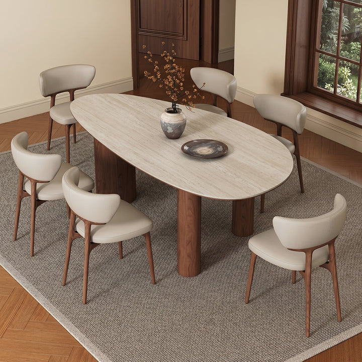 Elowen Dining Table, Sintered Stone dining table detail 3