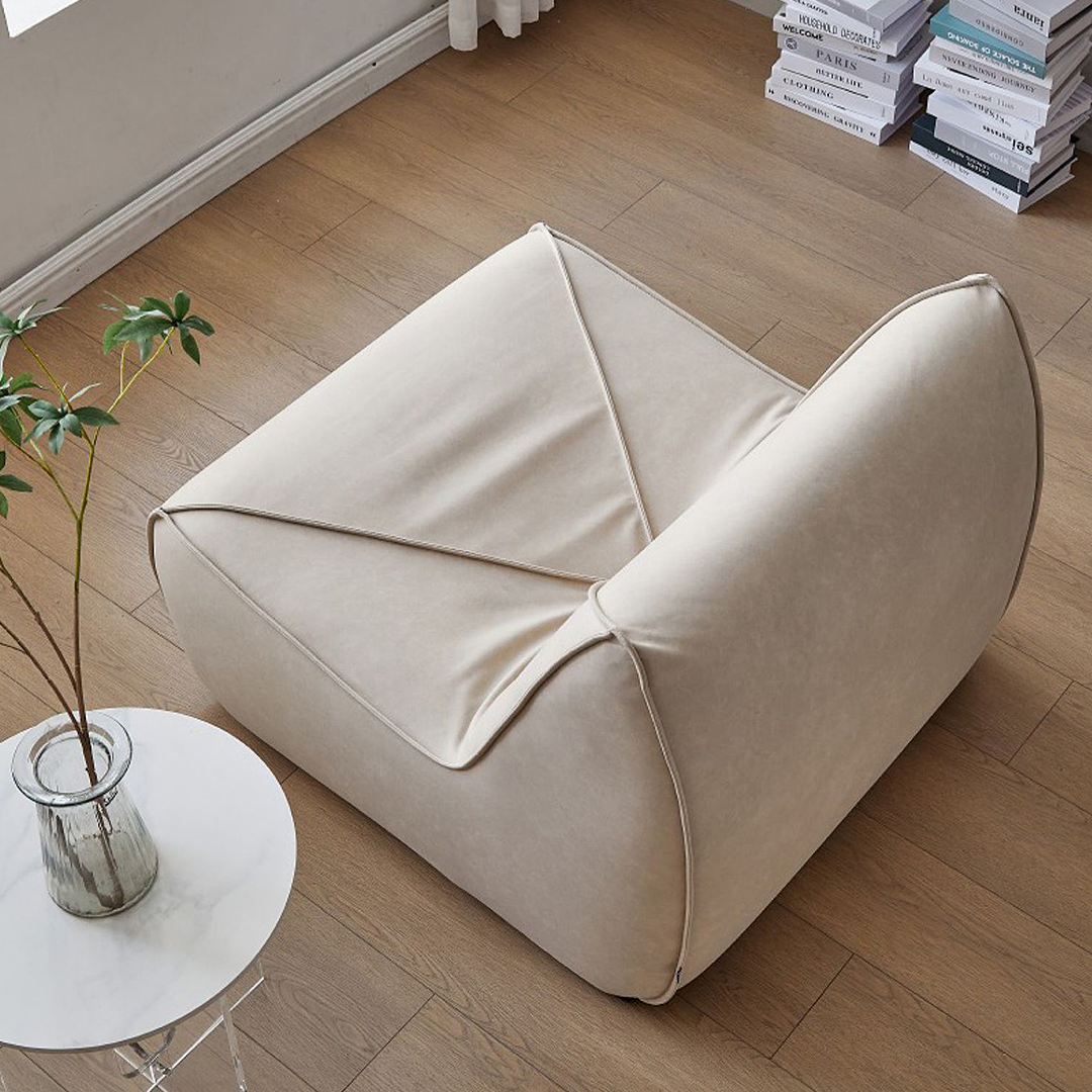 Asaro Lounge Chair For Living Room, Leathaire-Weilai Concept-Weilai Concept