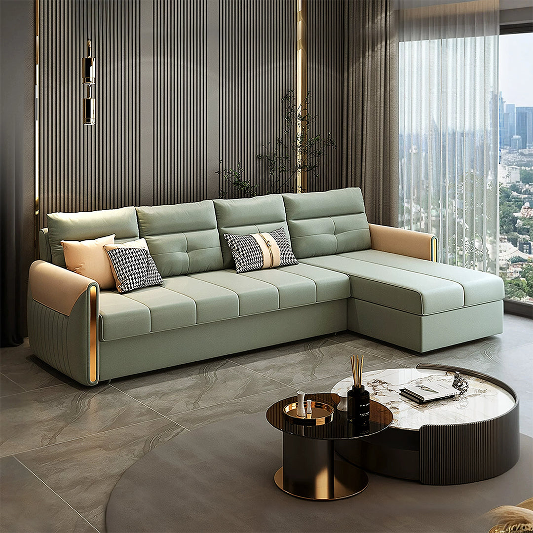 Malhotra L Shape Sofa Bed, Small Corner Sofa Bed