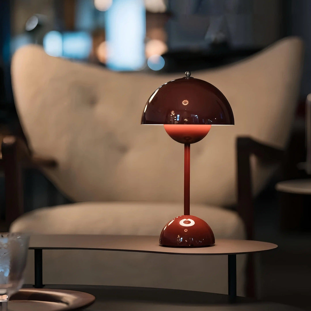 Villanueva Table Lamp, Mushroom Lamp