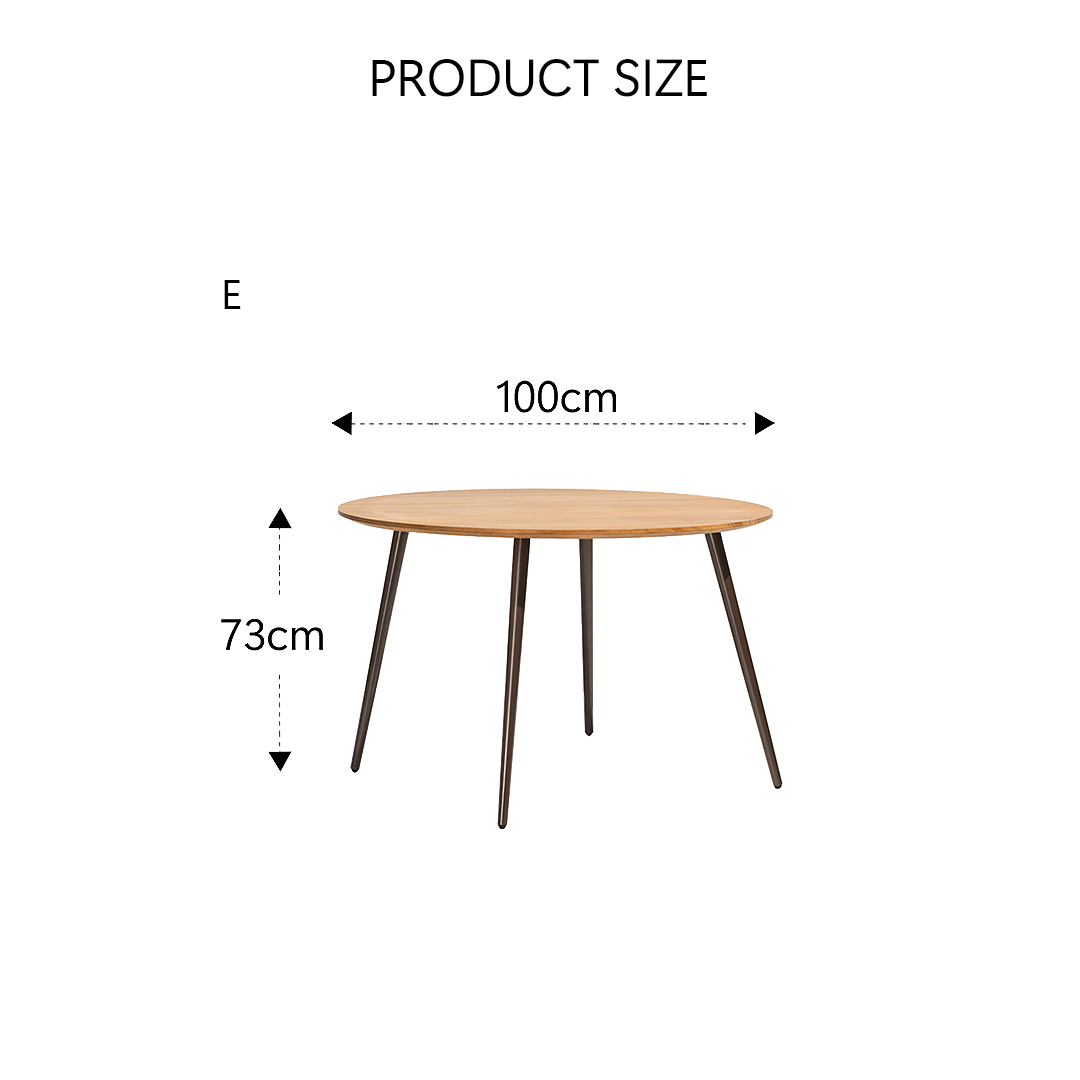 Artemis Outdoor Round Dining Table & Dining Chair, For Patio Garden