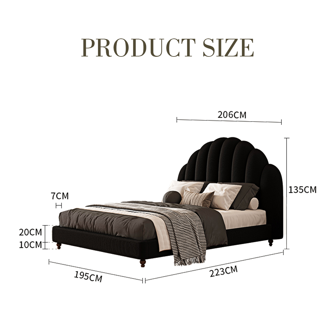 Cassian King Size Bed