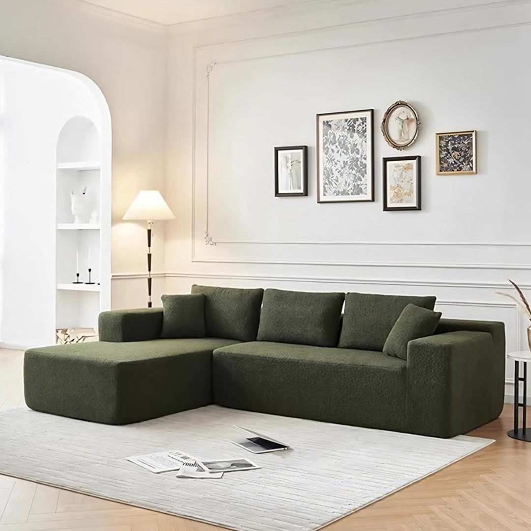Ortega Modular Sofa Bed, Three Seater Corner Sofa Bed, Boucle