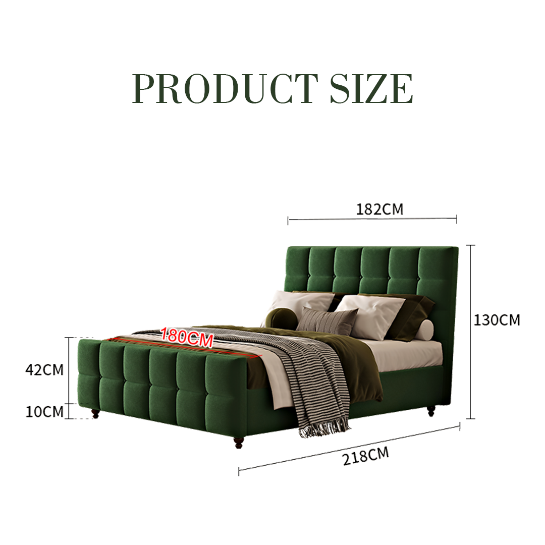 Thessaly Modern Double Bed-Weilai Concept-Weilai Concept