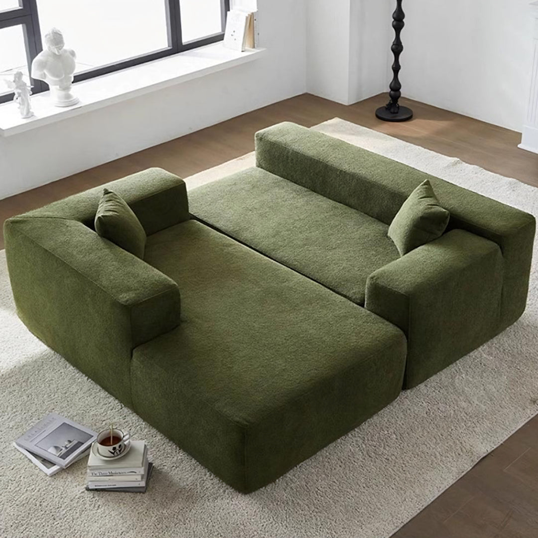 Ortega Modular Sofa Bed, Three Seater Corner Sofa Bed, Boucle