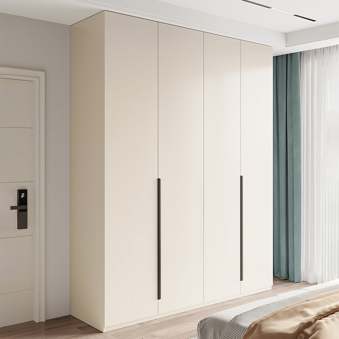 Petrov Wooden Wardrobe, Cream-Weilai Concept-Weilai Concept